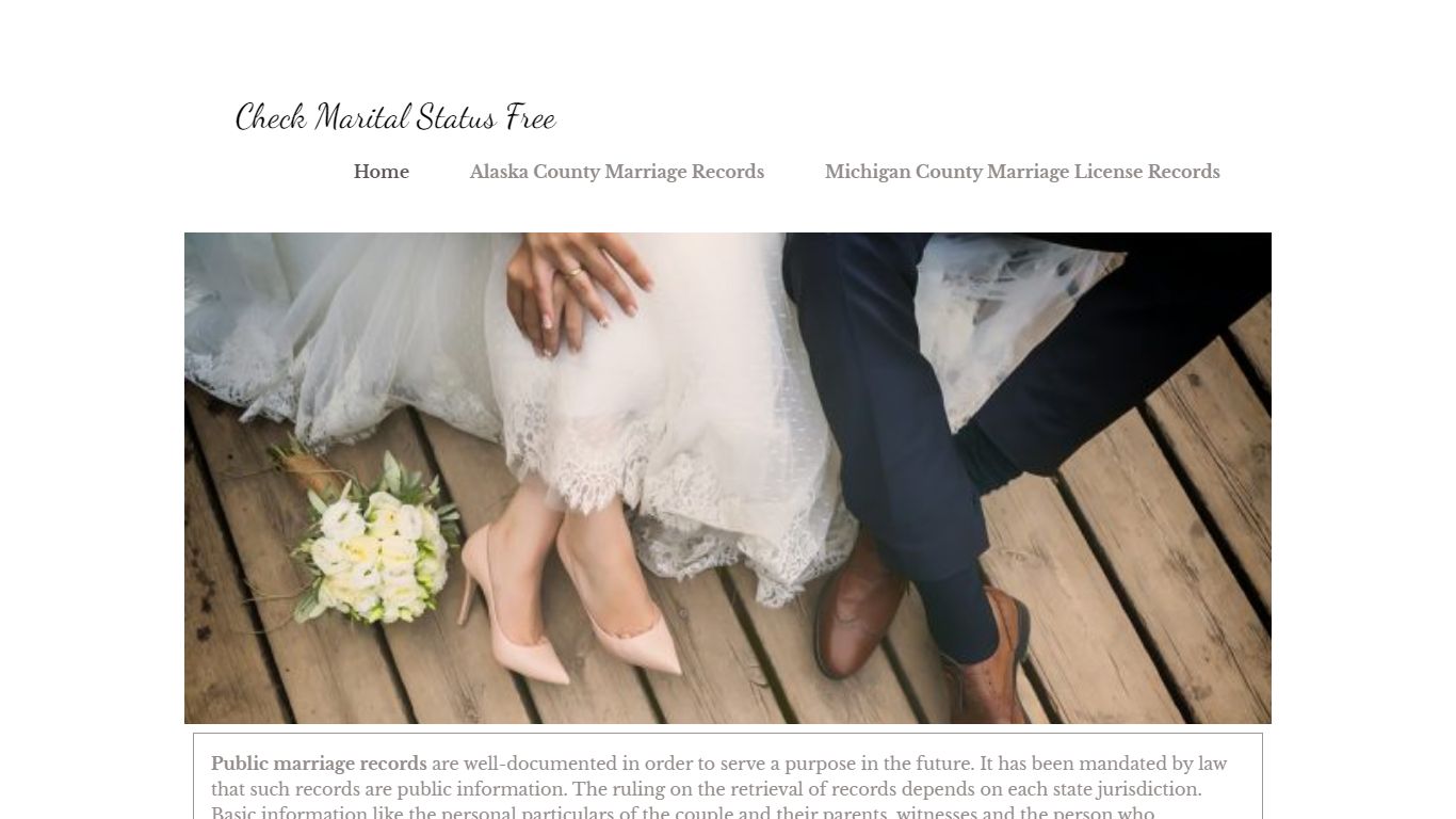 Check Marital Status Free